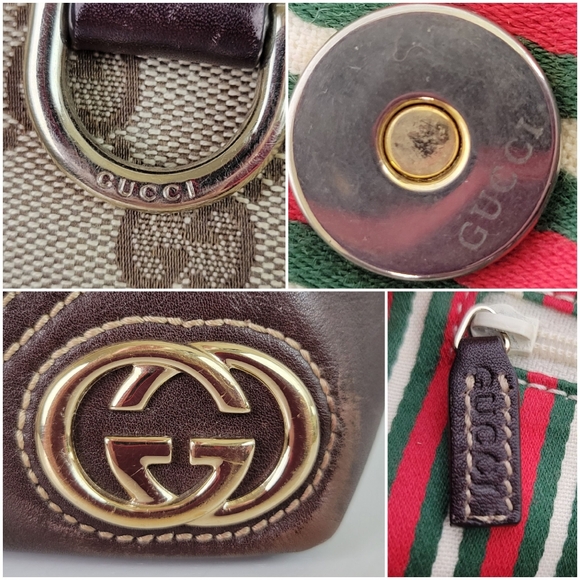 GUCCI Neutrals New Britt Canvas Tote - Picture 15 of 16